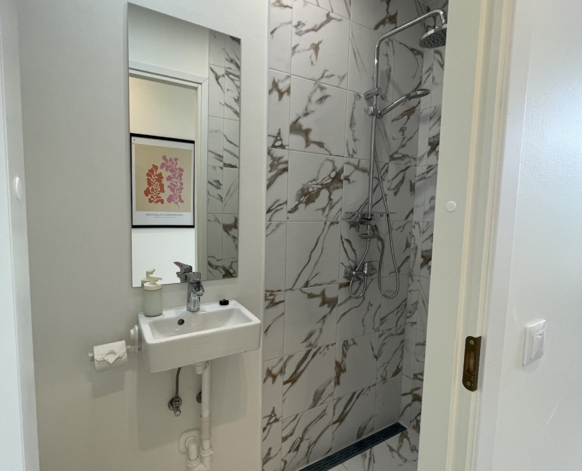 Endla hosteli valge maja apartement 2 voodiga dush